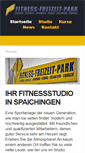 Mobile Screenshot of fitness-freizeit-park.de
